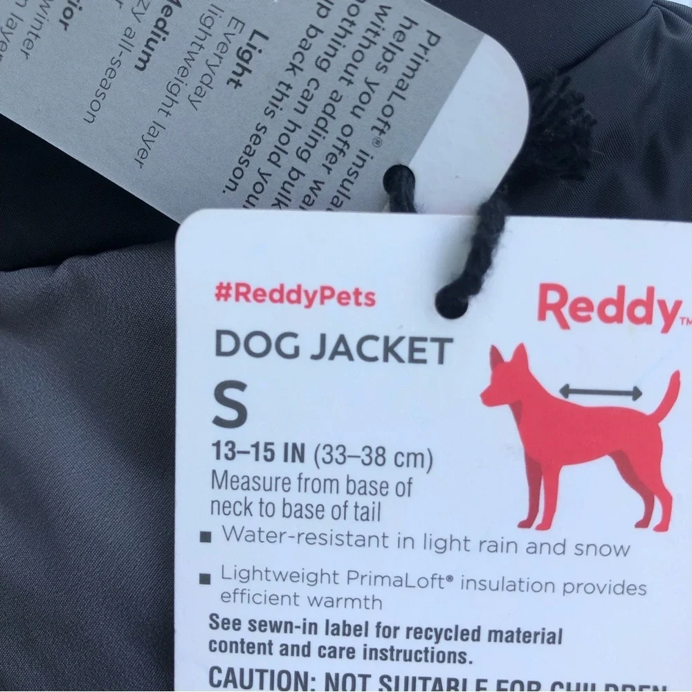 NWT Reddy Primaloft dog jacket S